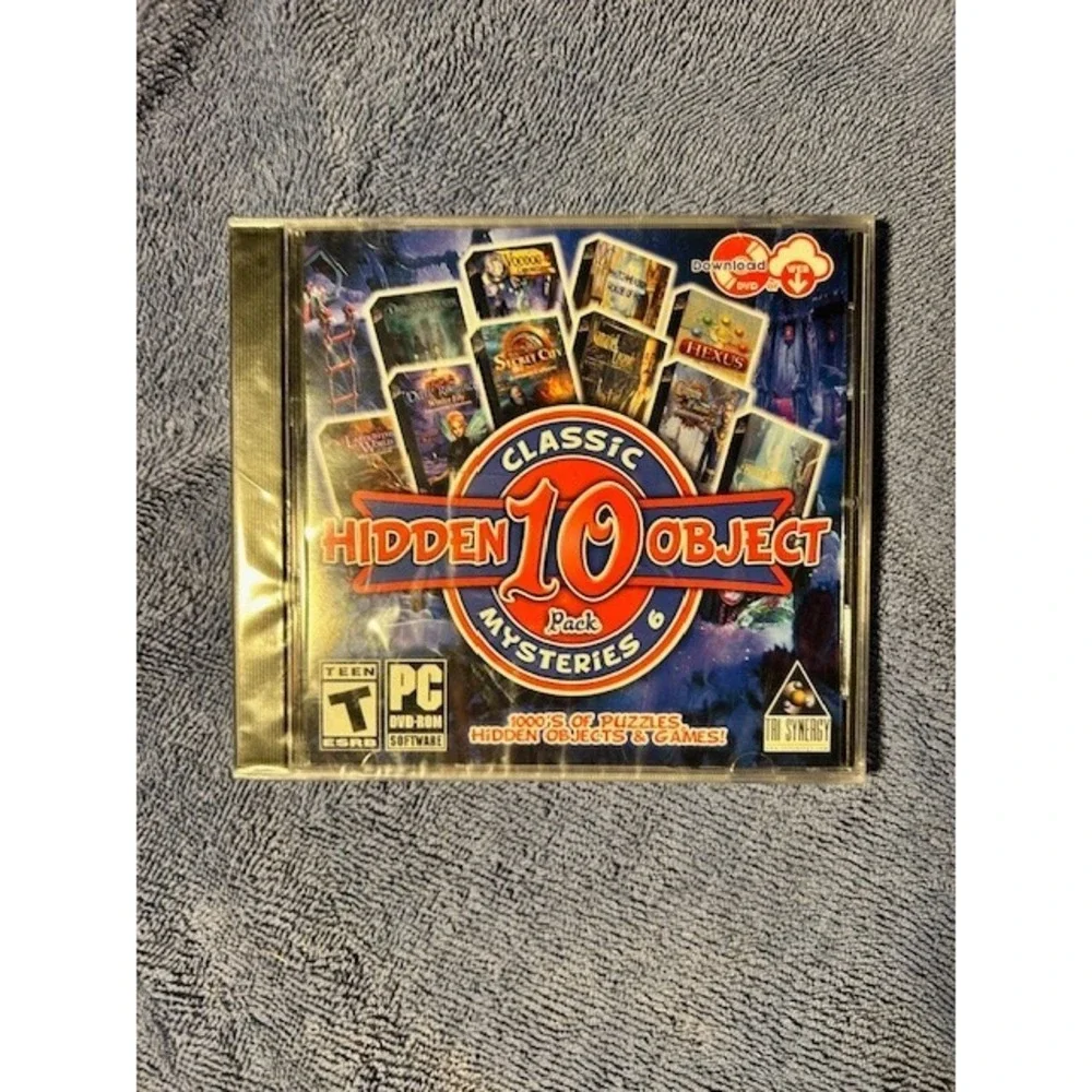 Classic‎ Hidden 10 Object Pack Mysteries 6 PC Game New & Sealed